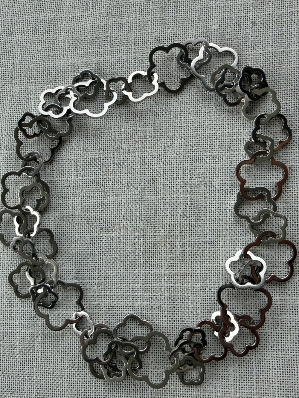Swatch Silver Metal Necklace